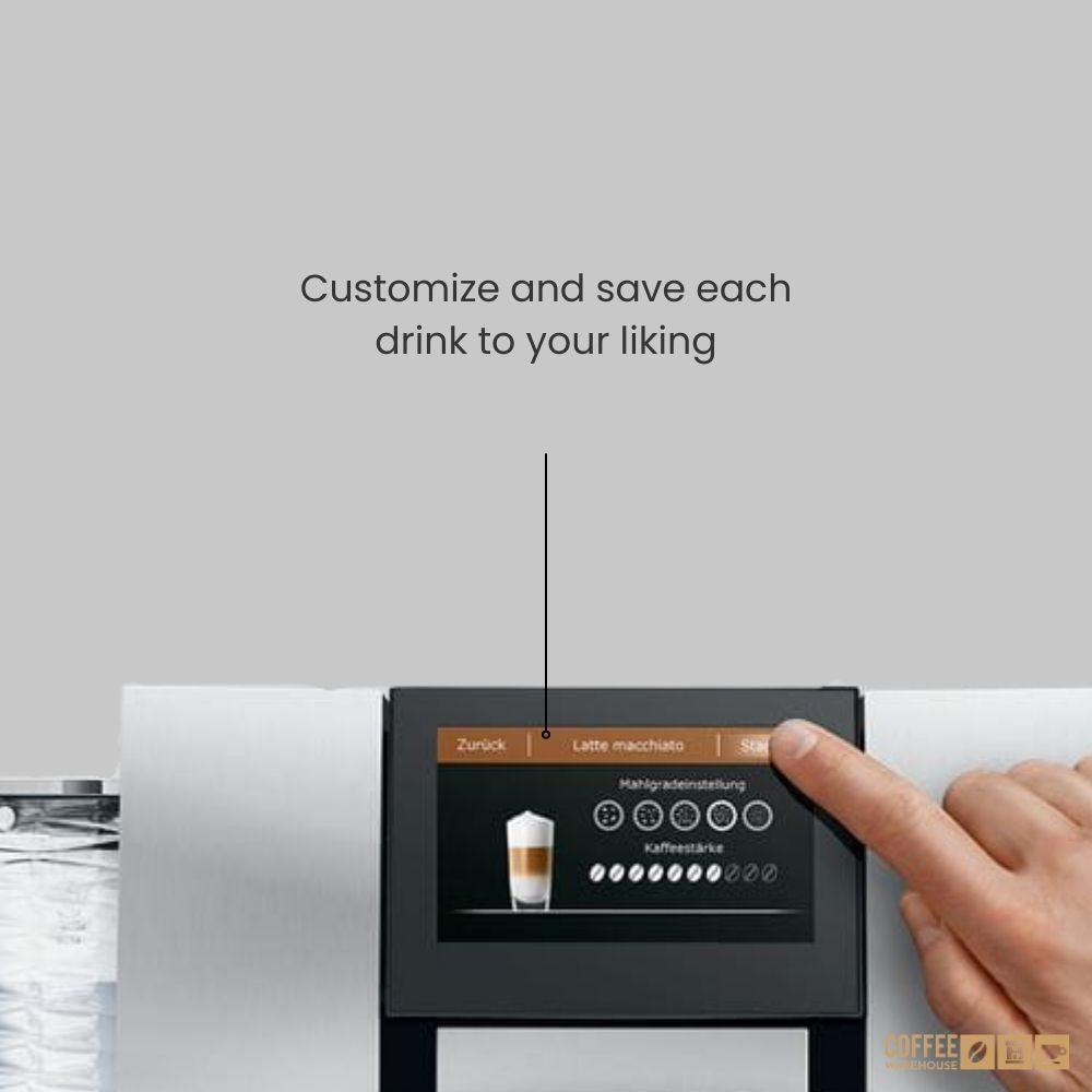 Jura Z10 Hot and Cold Brew Coffee Machine - Aluminum White