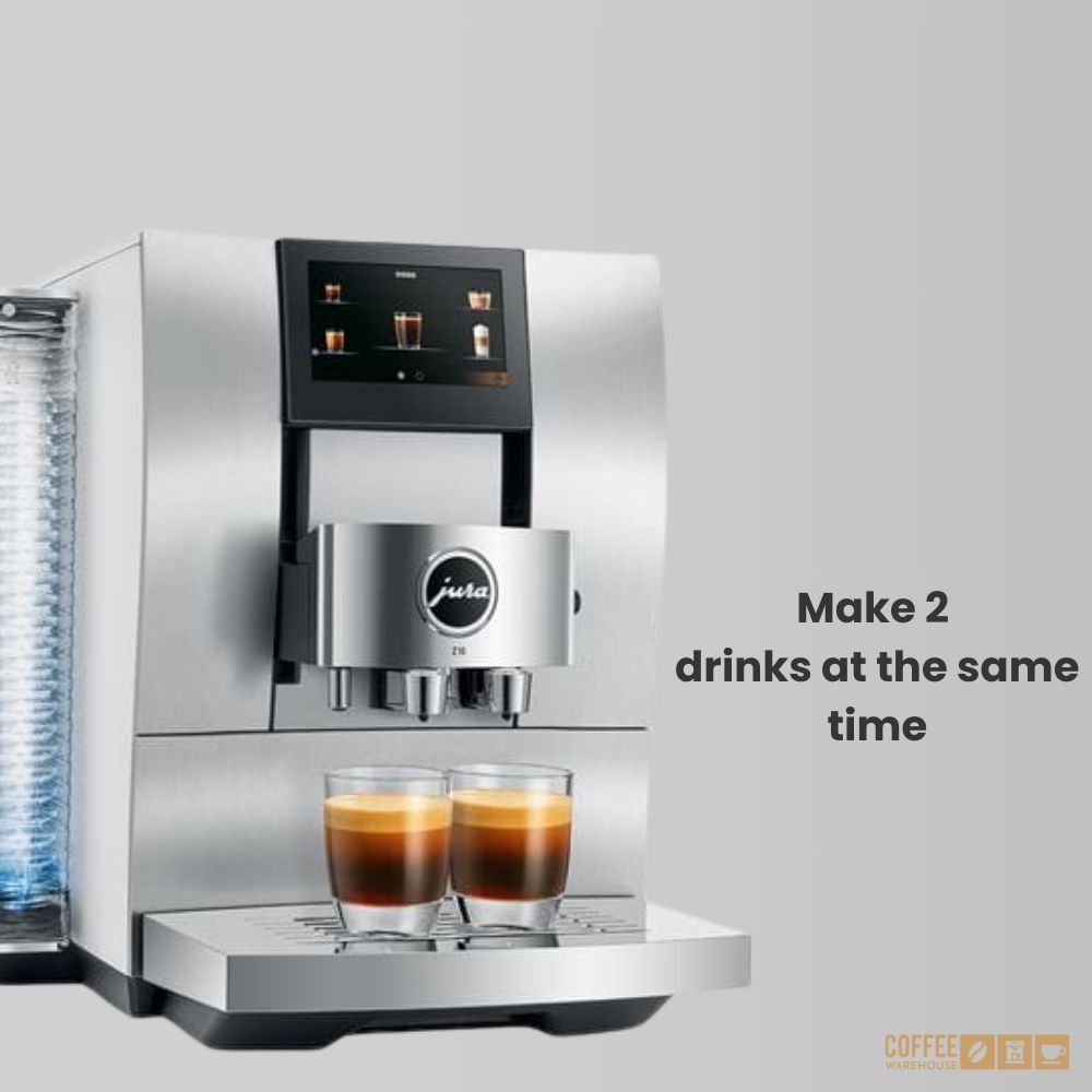 Jura Z10 Hot and Cold Brew Coffee Machine - Aluminum White