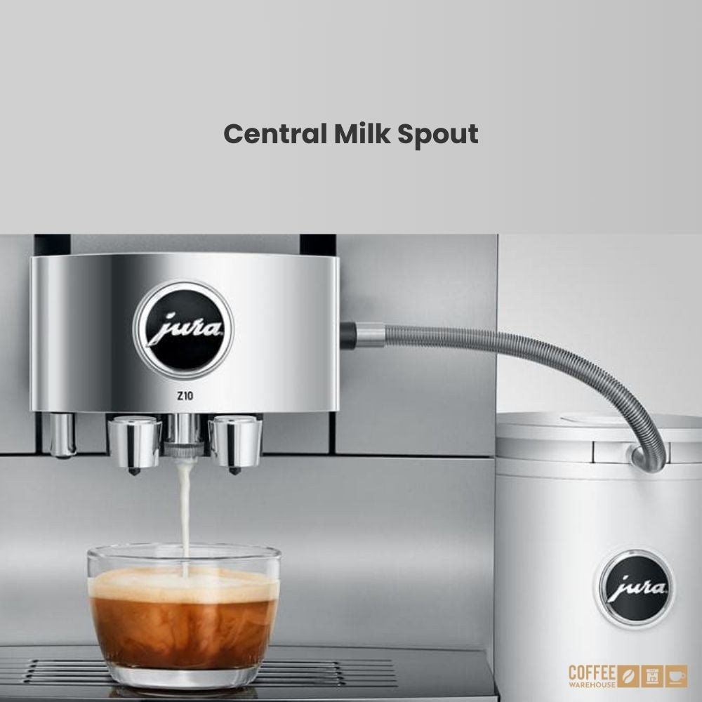 Jura Z10 Hot and Cold Brew Coffee Machine - Aluminum White