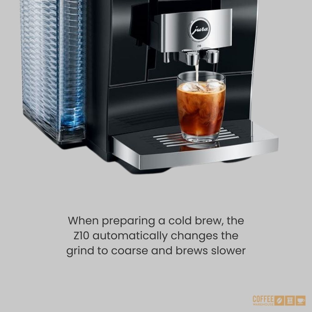Jura Z10 Hot and Cold Brew Coffee Machine -Diamond Black