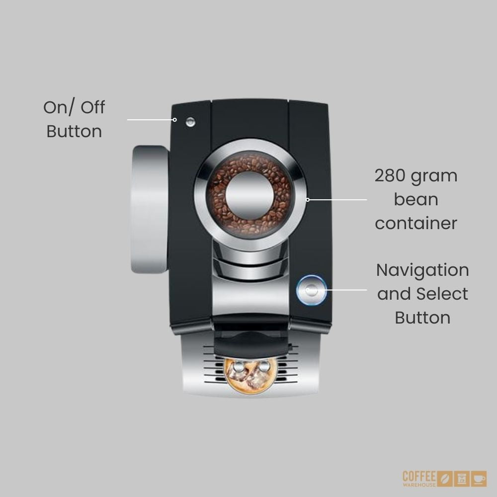 Jura Z10 Hot and Cold Brew Coffee Machine -Diamond Black