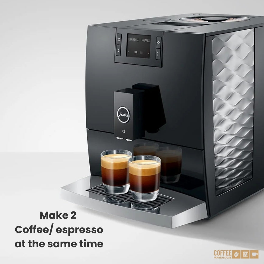 Jura C3 Super Automatic Coffee Machine - Piano Black