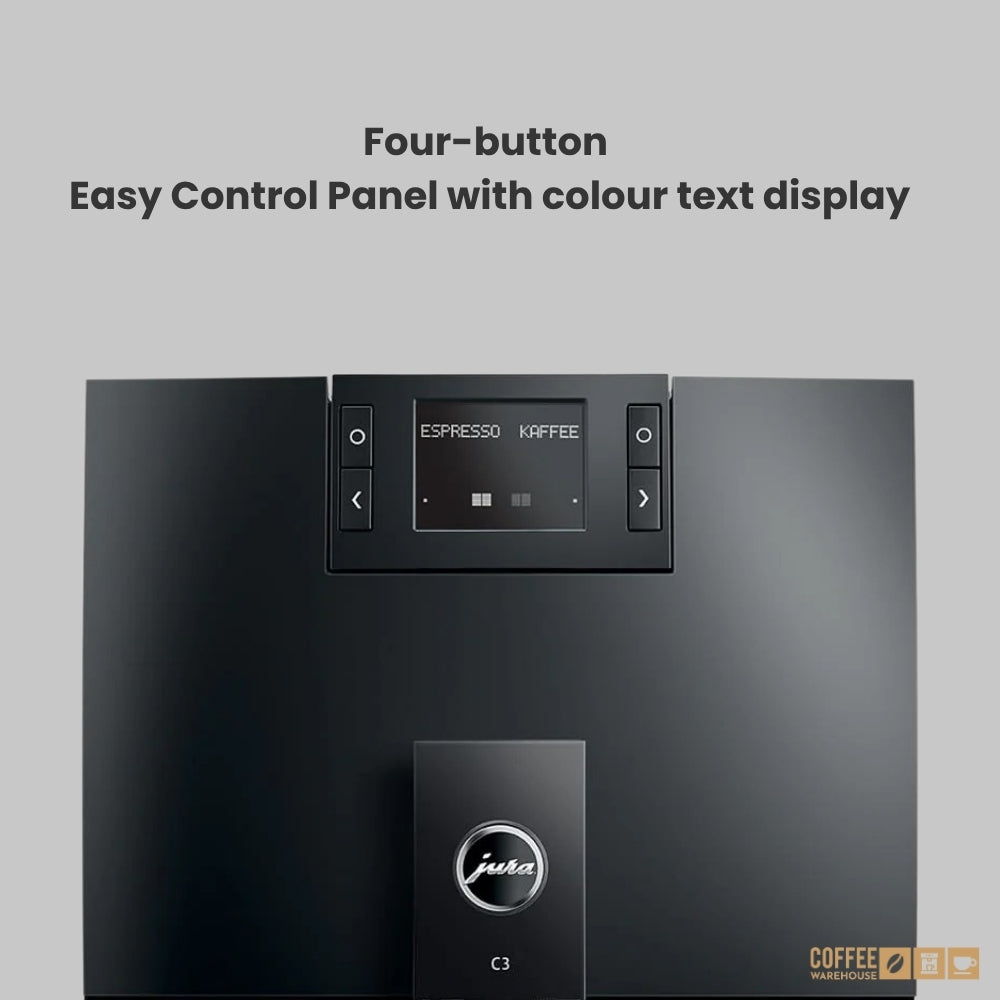 Jura C3 Super Automatic Coffee Machine - Piano Black