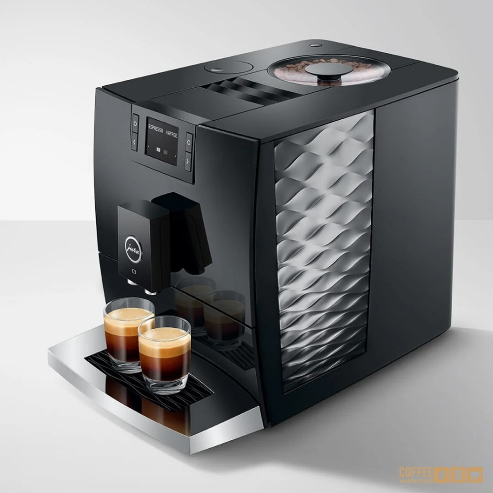 Jura C3 Super Automatic Coffee Machine - Piano Black