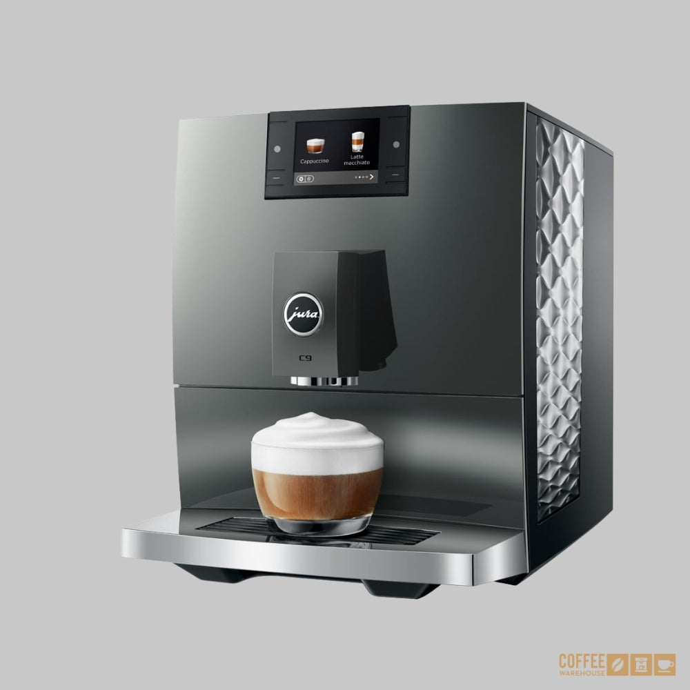 Jura C9 Super Automatic Coffee Machine - Piano Inox
