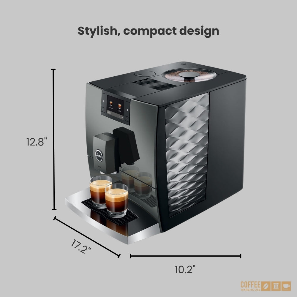 Jura C9 Super Automatic Coffee Machine - Piano Inox