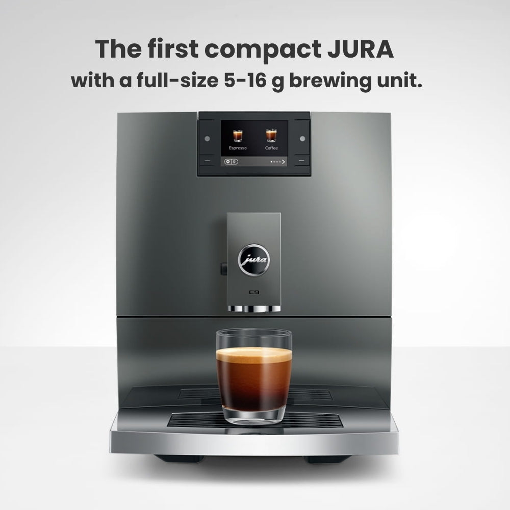 Jura C9 Super Automatic Coffee Machine - Piano Inox