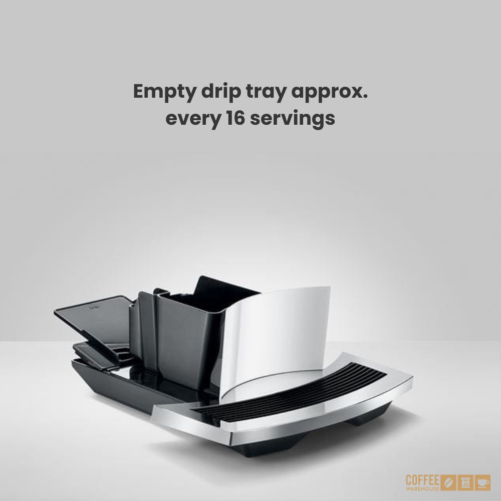 Jura E6 Super Automatic Coffee Machine - Piano White