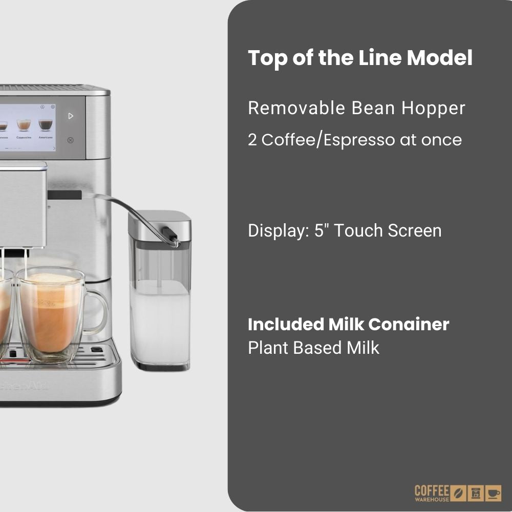 KitchenAid Super Automatic Espresso Machine KF8 - Stainless Steel
