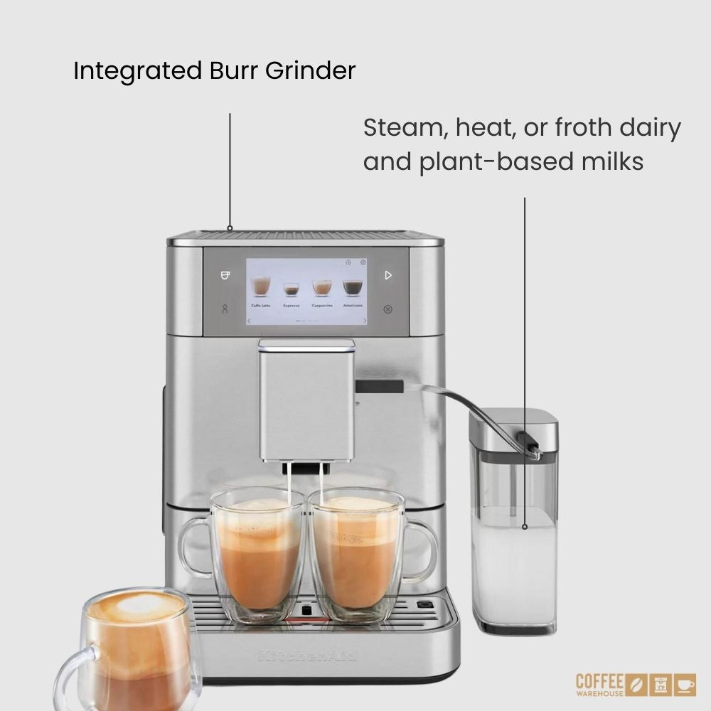 KitchenAid Super Automatic Espresso Machine KF8 - Stainless Steel