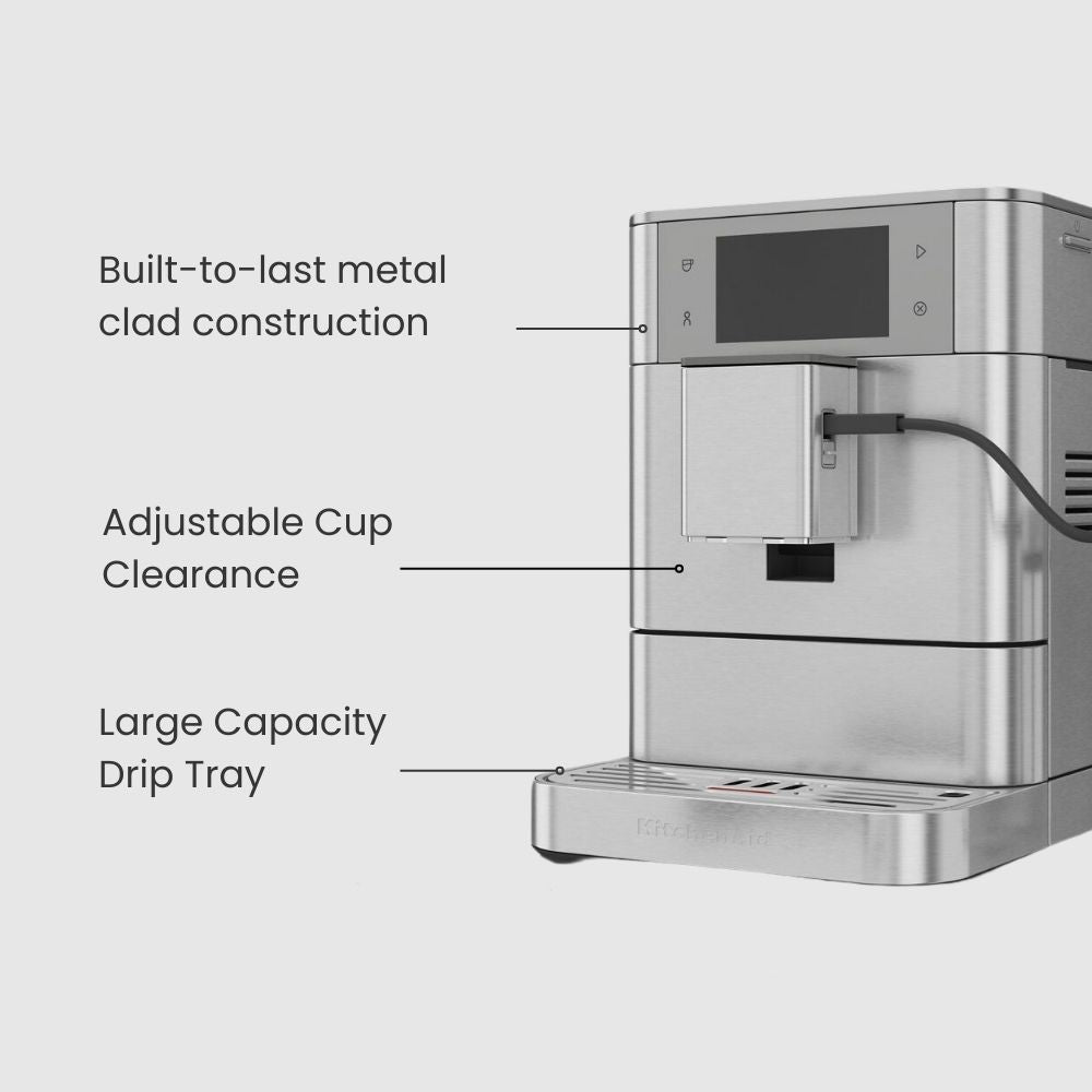 KitchenAid Super Automatic Espresso Machine KF8 - Stainless Steel