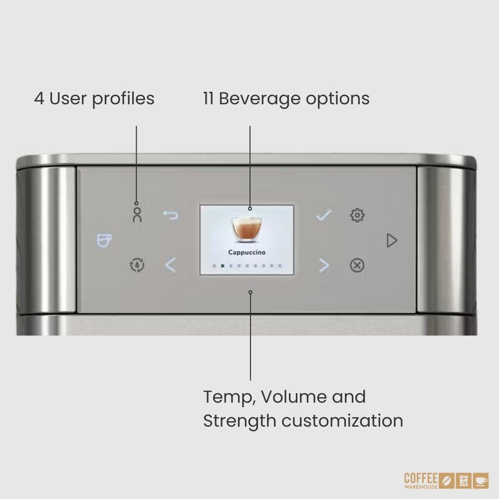 KitchenAid Super Automatic Espresso Machine KF6 - Stainless Steel Finish