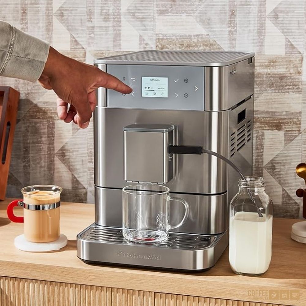 KitchenAid Super Automatic Espresso Machine KF6 - Stainless Steel Finish