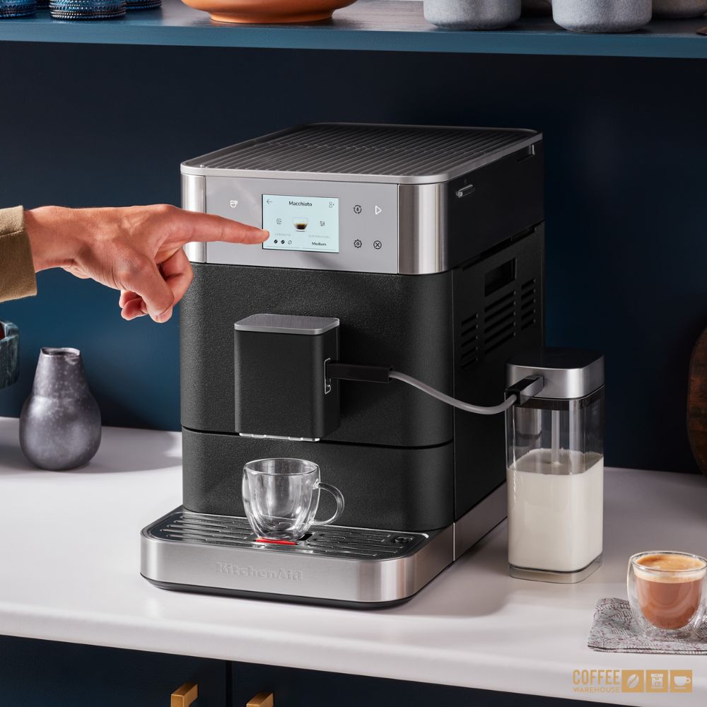 KitchenAid Super Automatic Espresso Machine KF7 - Cast Iron Black