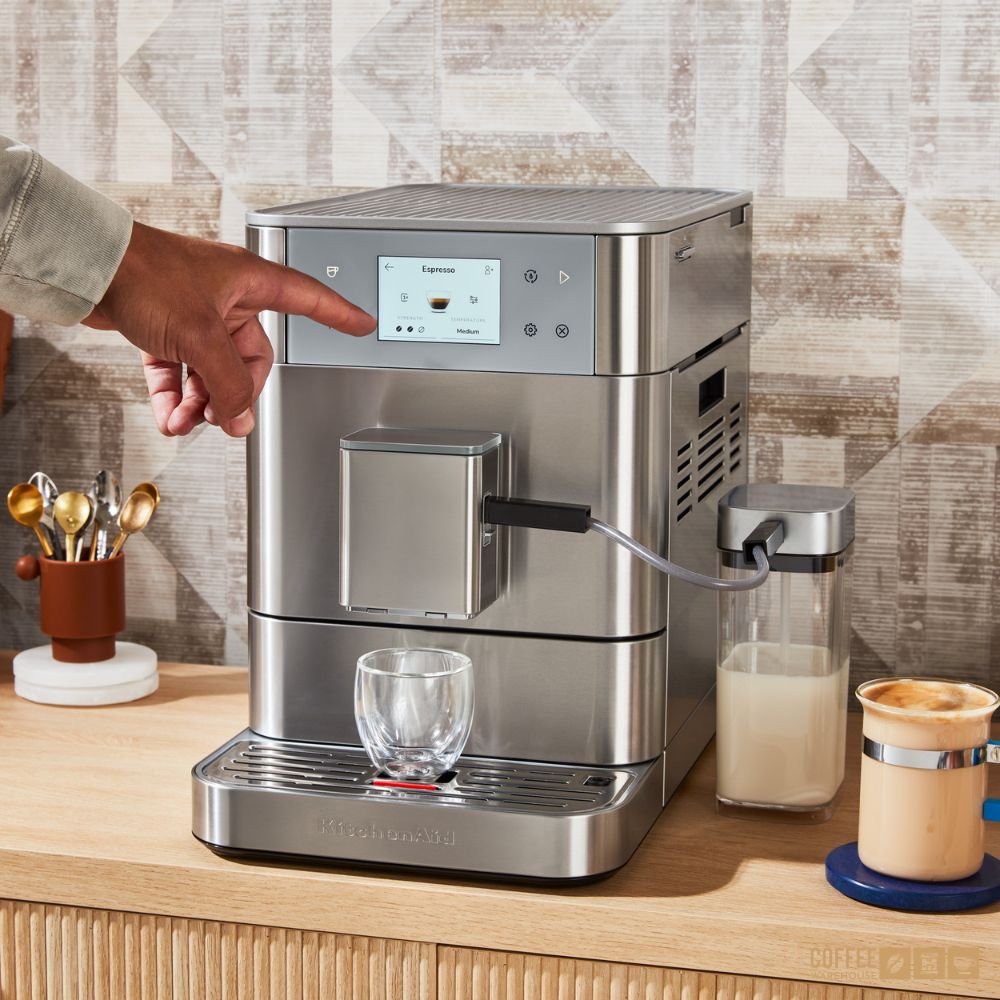 KitchenAid Super Automatic Espresso Machine KF7 - Stainless Steel Finish