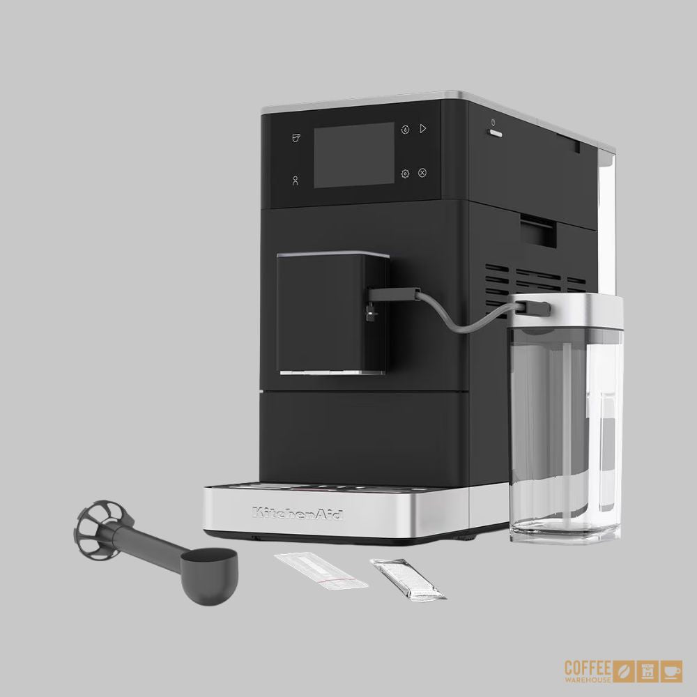 KitchenAid KF4 Fully Automatic Coffee Machine with Iced Coffee Function – Matte Black
