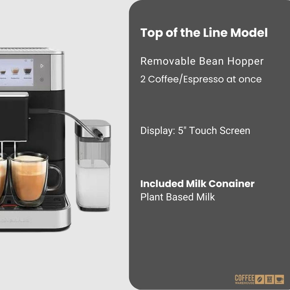 KitchenAid Super Automatic Espresso Machine KF8 - Cast Iron Black