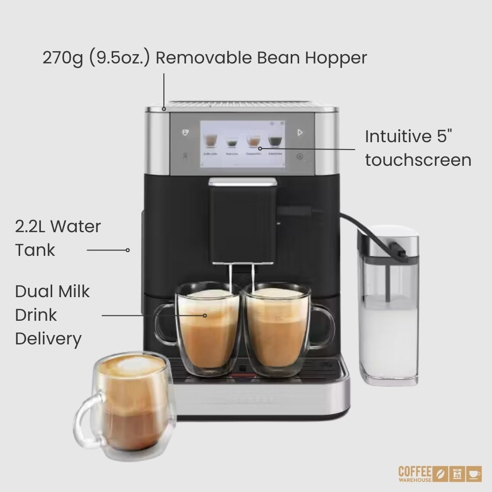 KitchenAid Super Automatic Espresso Machine KF8 - Cast Iron Black