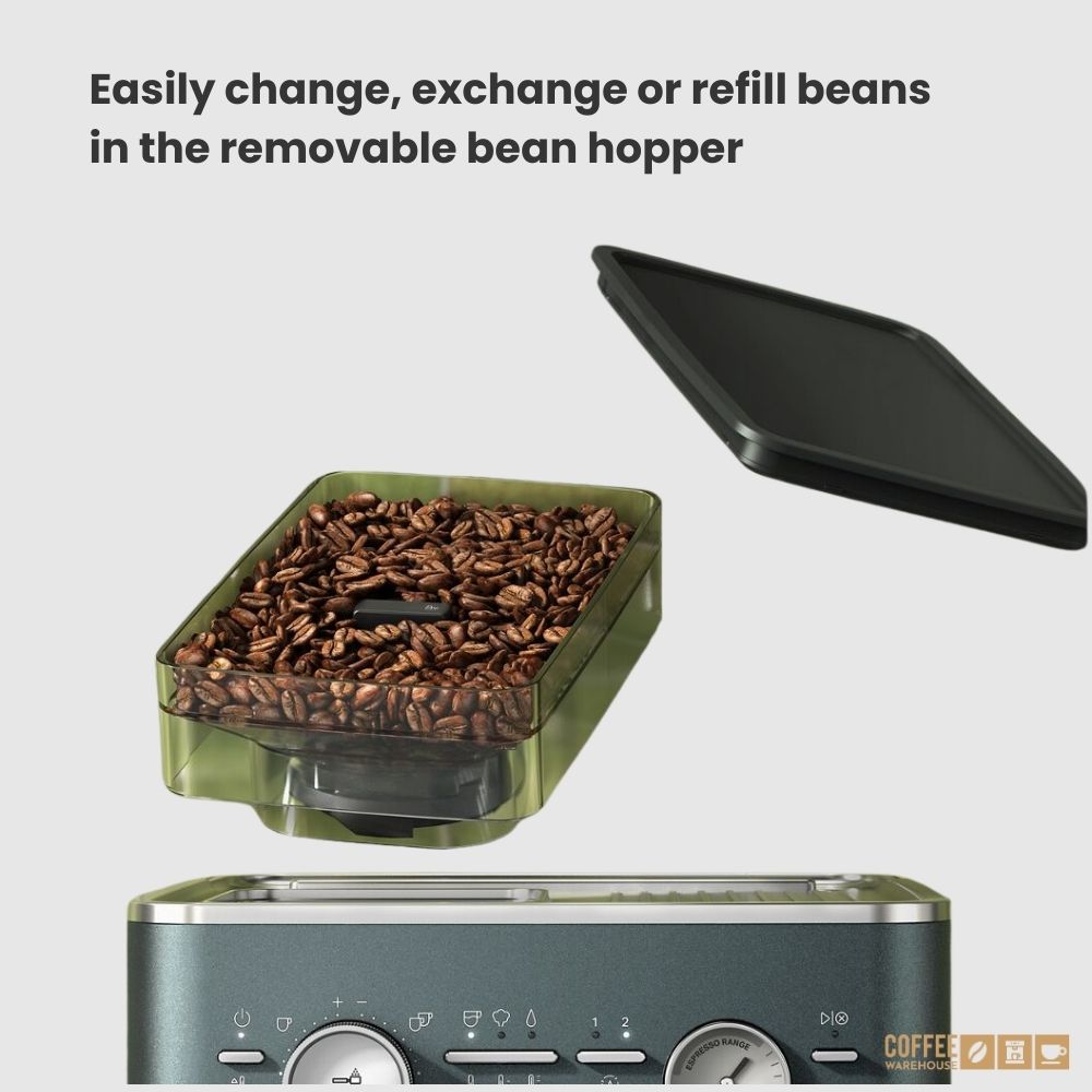 KitchenAid Semi Automatic Espresso Machine with Burr Grinder - Juniper