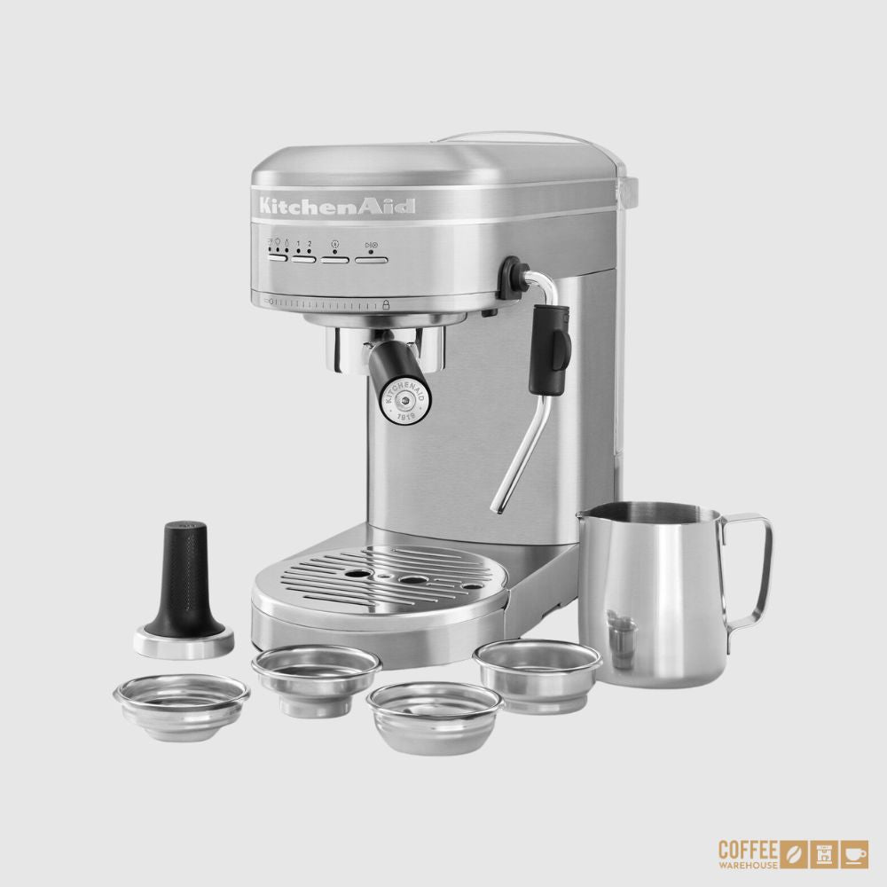 Kitchenaid Semi-Automatic Espresso Machine _ Brushed Stainless Steel