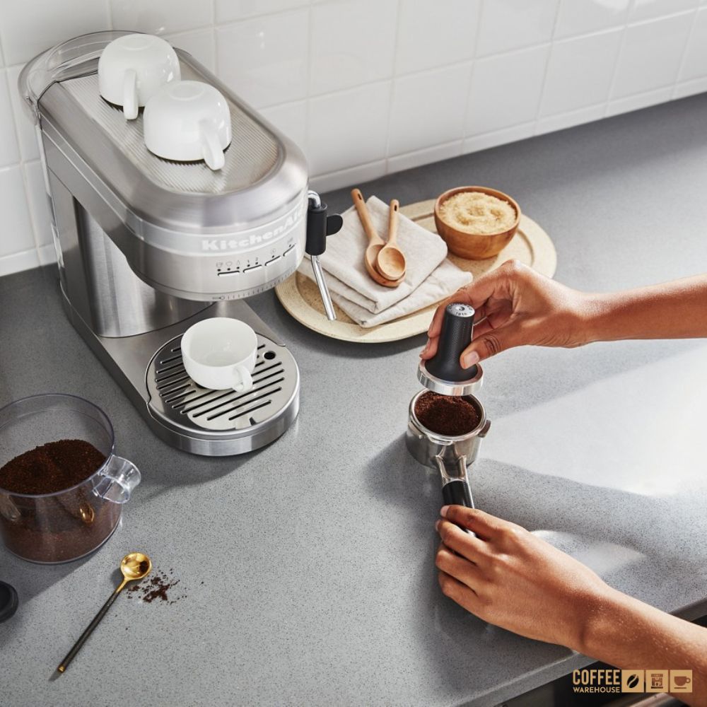 Kitchenaid Semi-Automatic Espresso Machine _ Brushed Stainless Steel