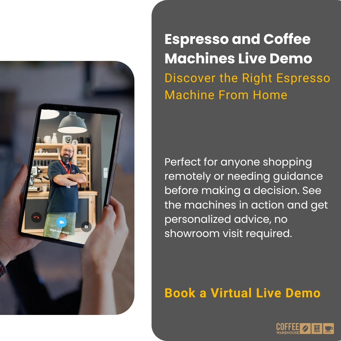 Espresso and Coffee Machines Live Demo