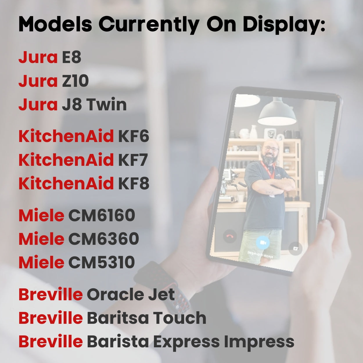 Espresso and Coffee Machines Live Demo