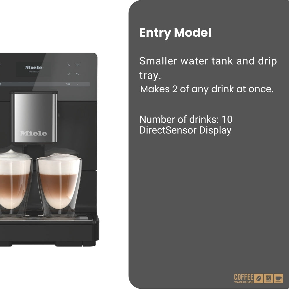 Miele CM5310 Silence Coffee Machine - Obsidian Black