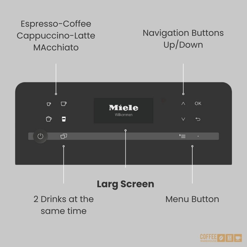 Miele CM5310 Silence Coffee Machine - Obsidian Black
