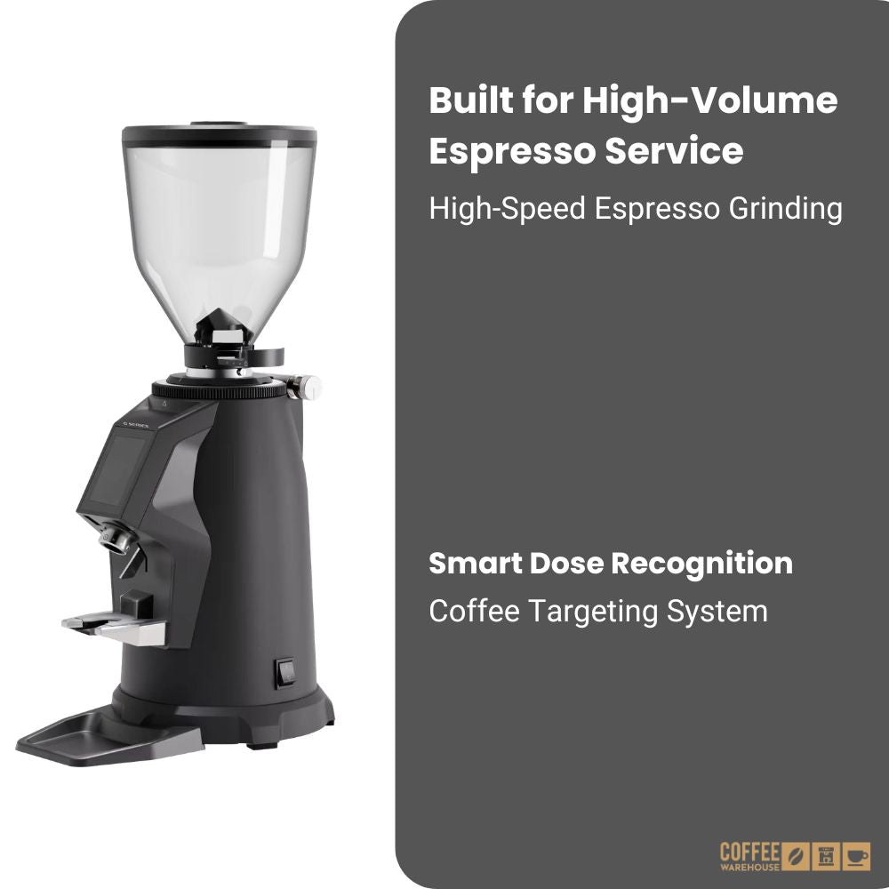 Macap SUPRA 68 G Series Grind-by-Weight Coffee Grinder – Black – 120V