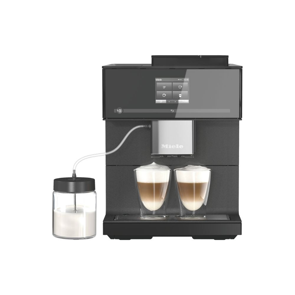 Miele CM7750 Coffeeselect Super Automatic Coffee Machine- Obsidian Black