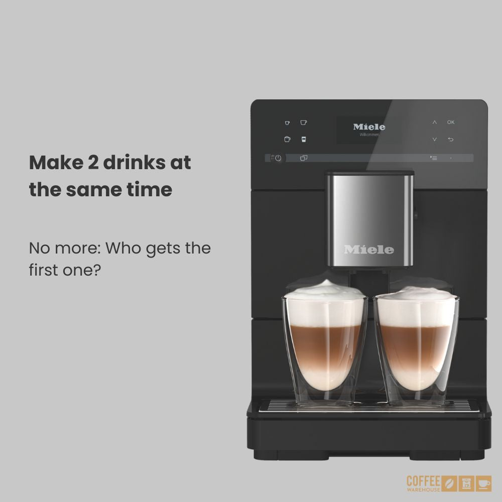 Miele CM5310 Silence Coffee Machine - Obsidian Black