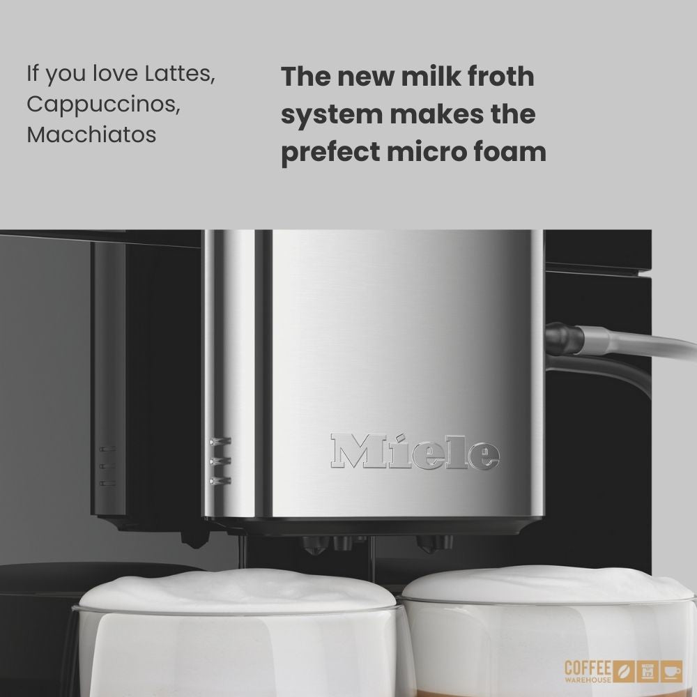 Miele CM5310 Silence Coffee Machine - Obsidian Black