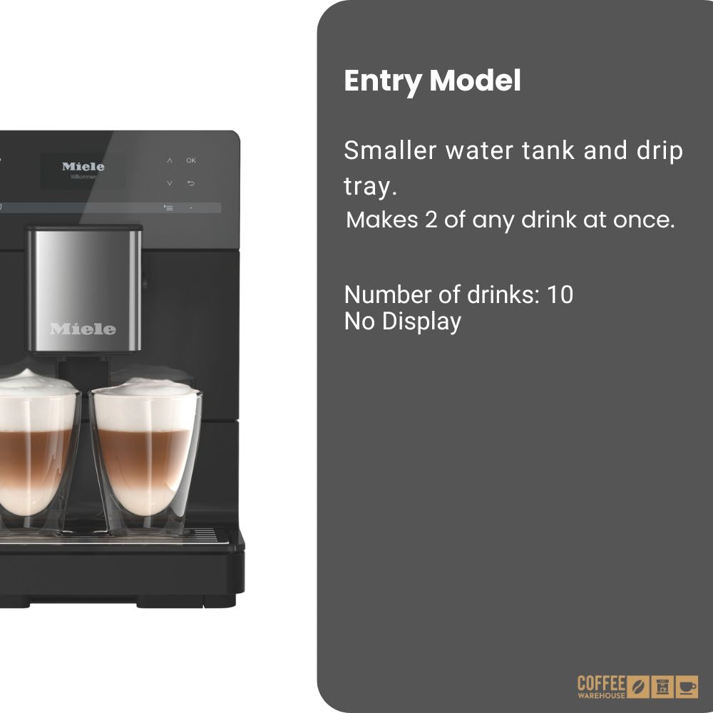 Miele CM5310 Silence Coffee Machine - Obsidian Black