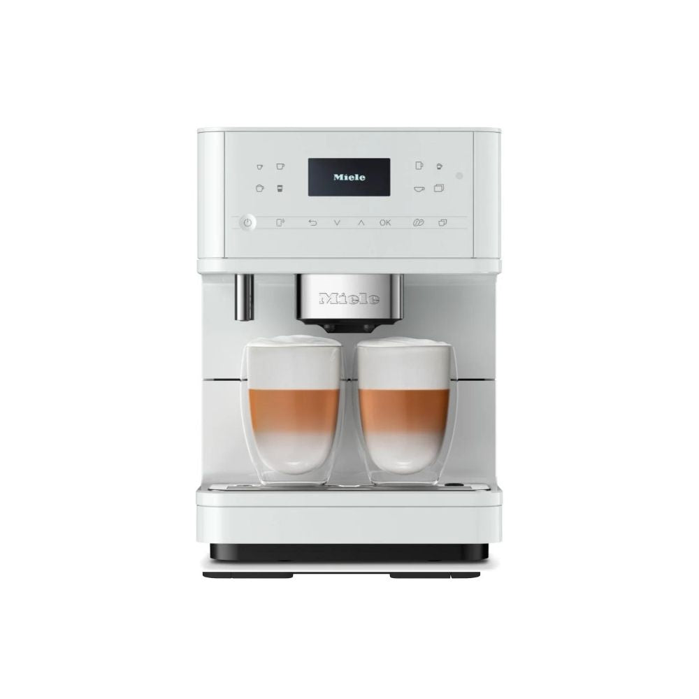 Miele CM6160 Milk Perfection Super Automatic Coffee Machine - Lotus White