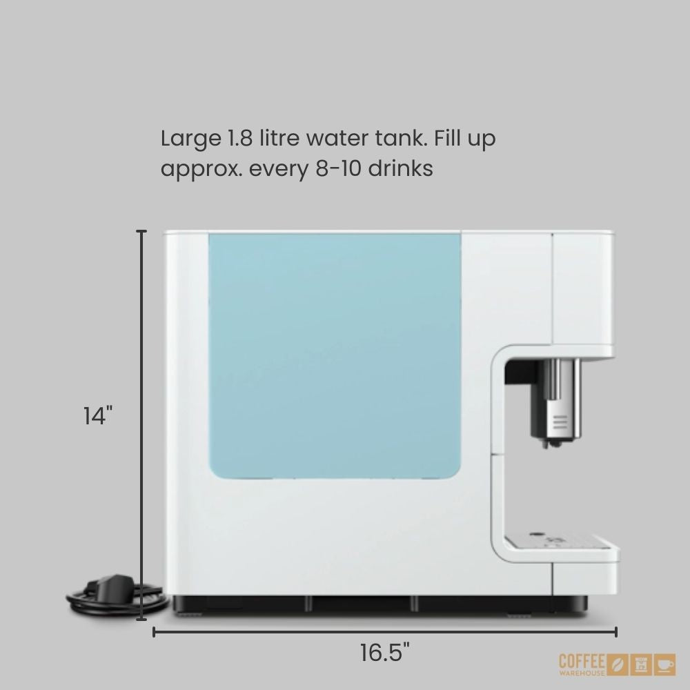 Miele CM6160 Milk Perfection Super Automatic Coffee Machine - Lotus White