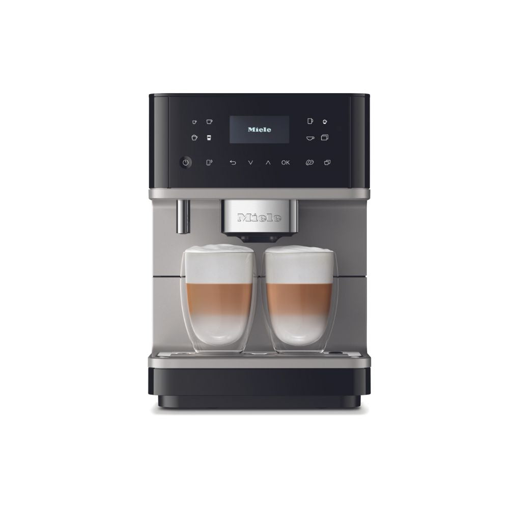 Miele CM6160 Milk Perfection Super Automatic Coffee Machine - Silver Grey