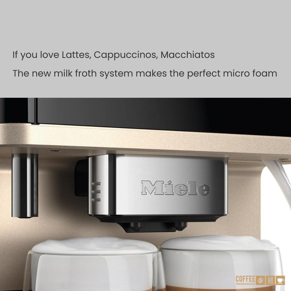 Miele CM6360 Milk Perfection Super Automatic Coffee Machine - Steel Metallic