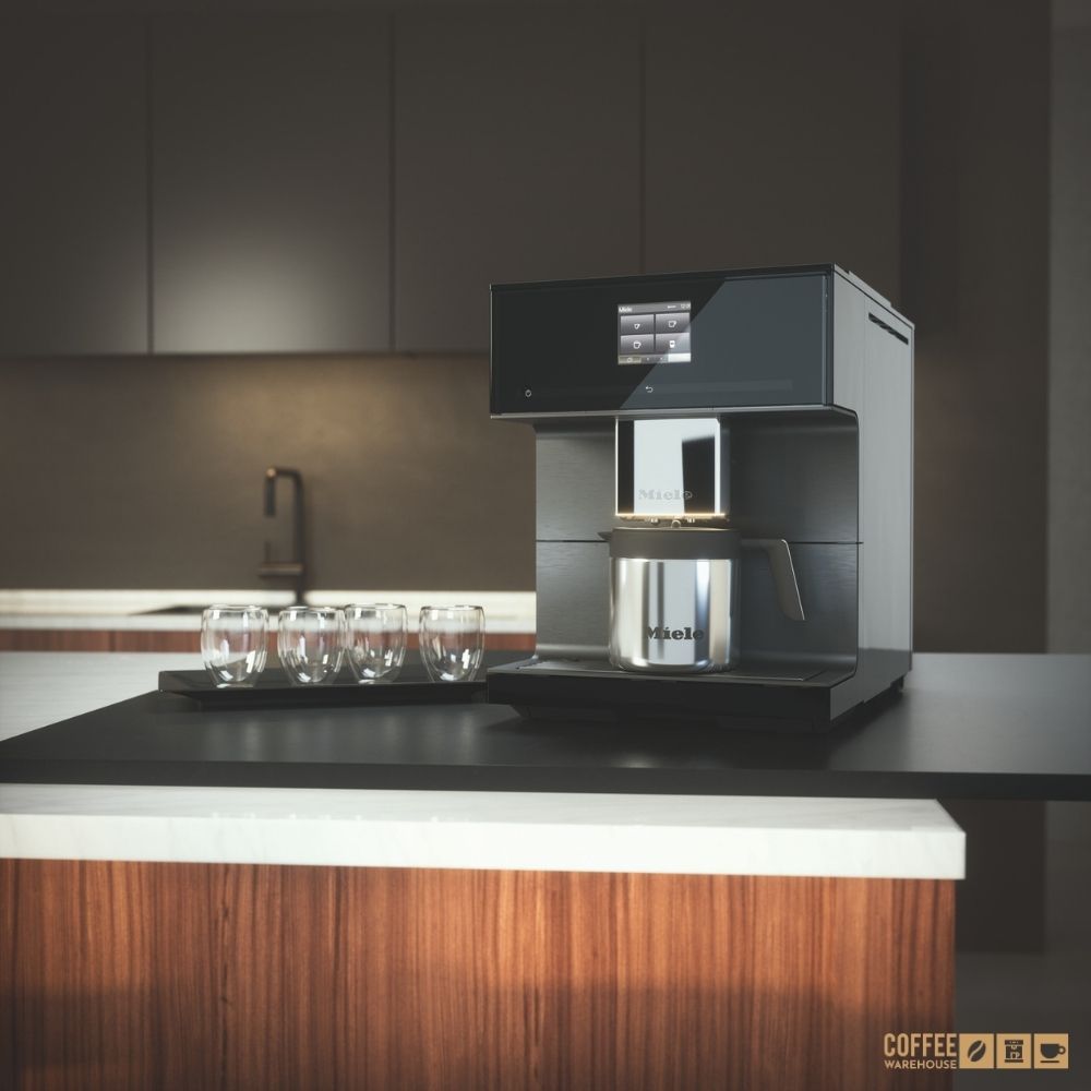 Miele CM7750 Coffeeselect Super Automatic Coffee Machine- Obsidian Black