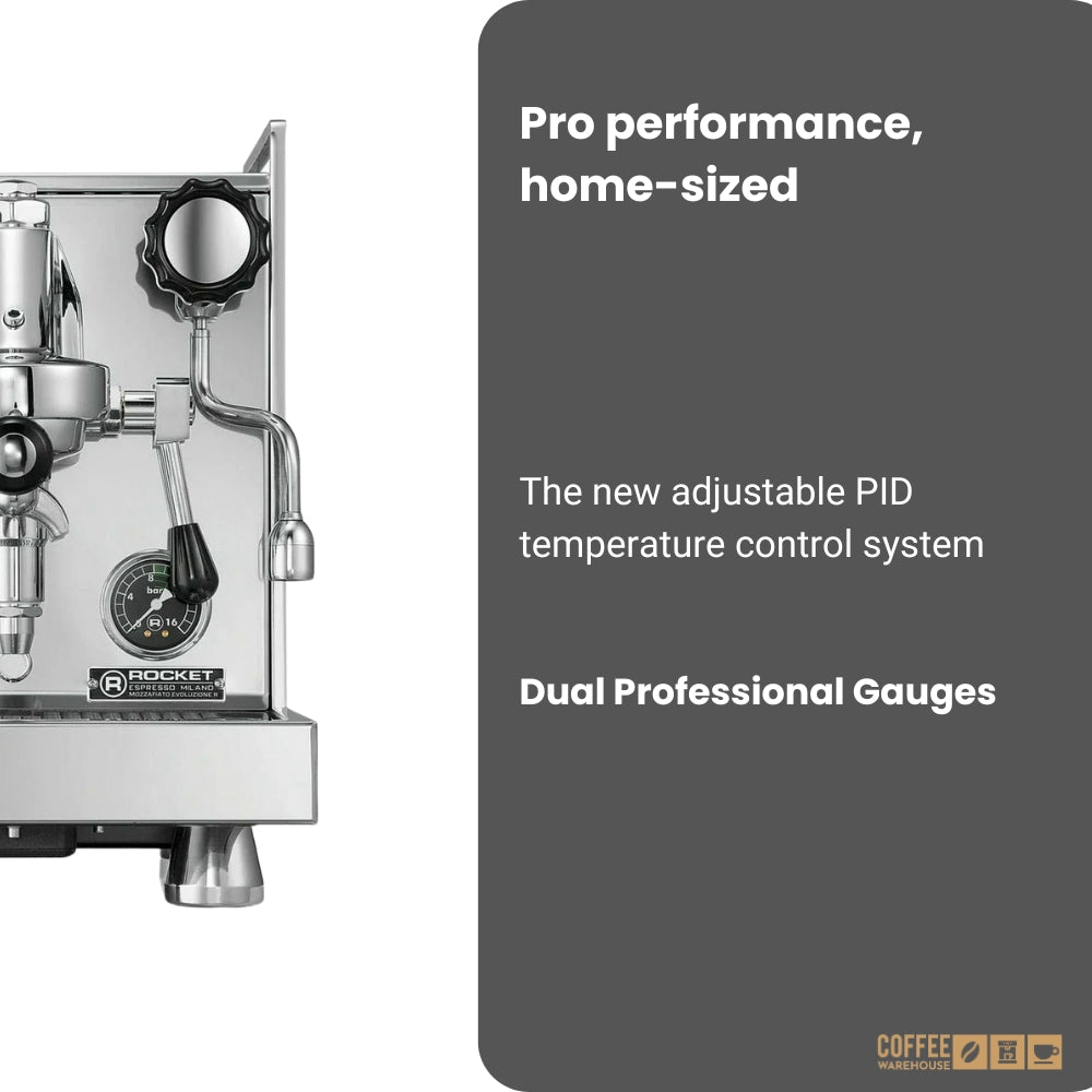 Rocket Espresso Mozzafiato Type R Shot Timer - Chrome