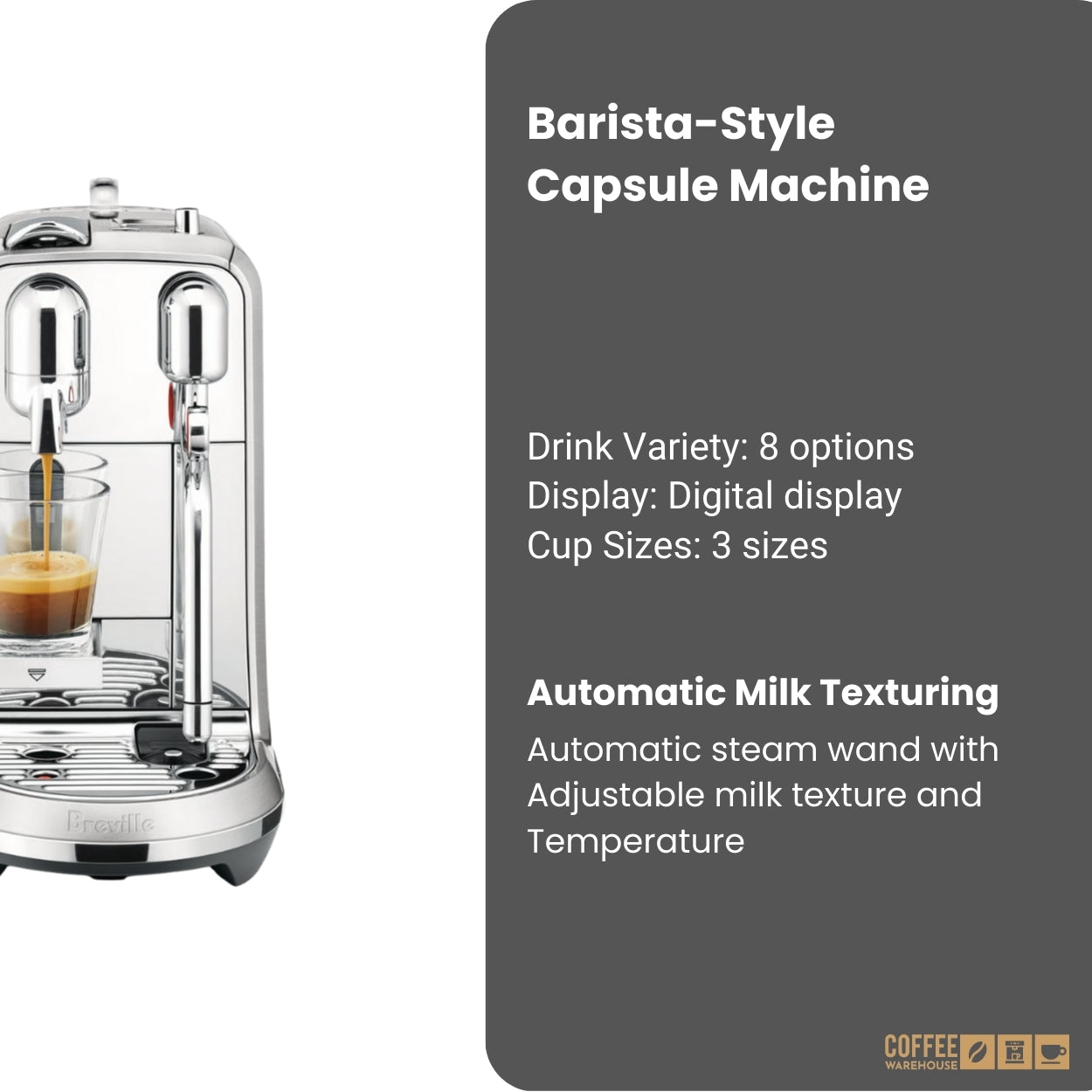 Nespresso Creatista Plus Espresso Machine by Breville
