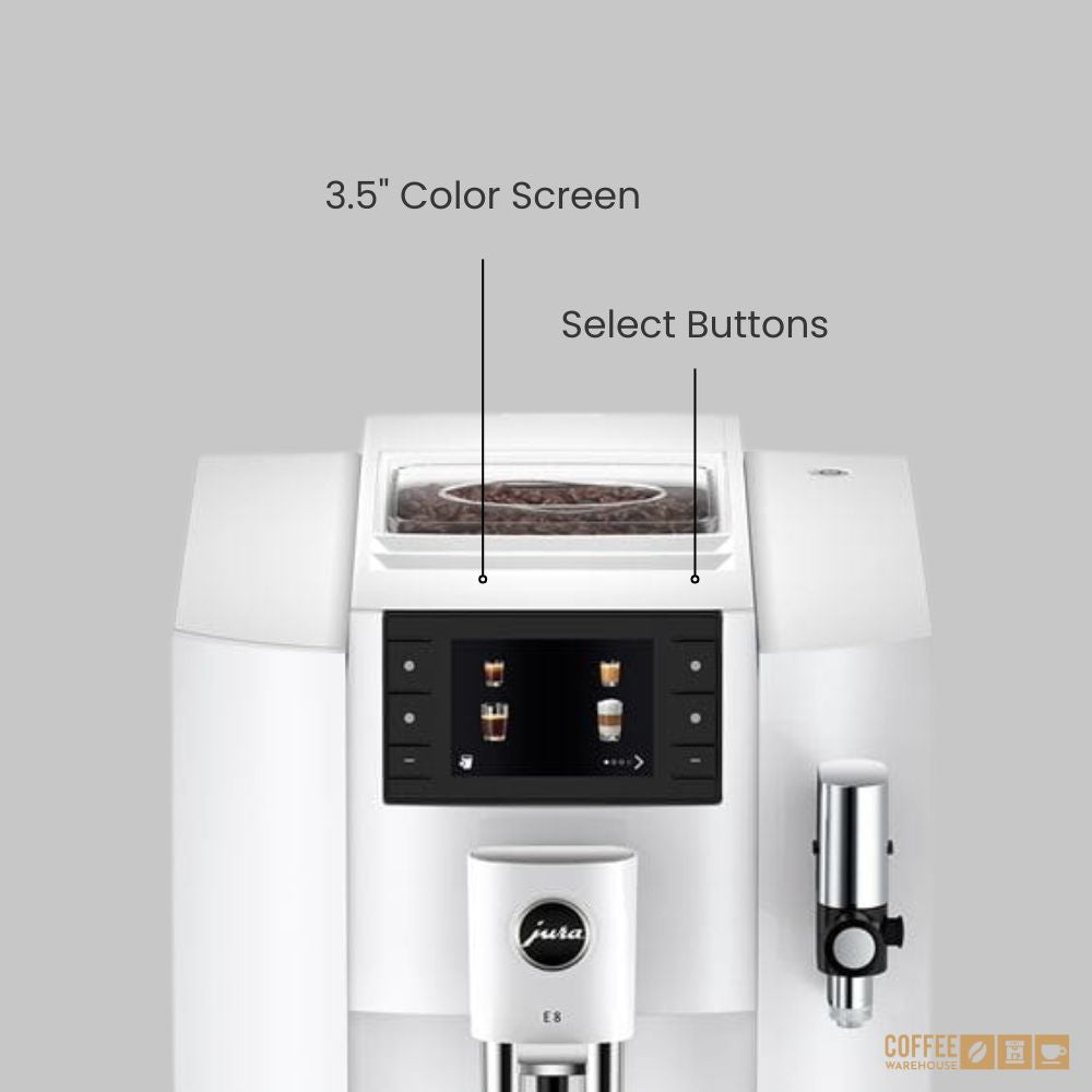 New Jura E8 Piano White - 4th Generation