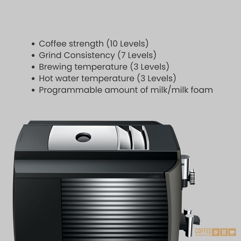 New Jura S8 Super Automatic Coffee Machine - Dark Inox