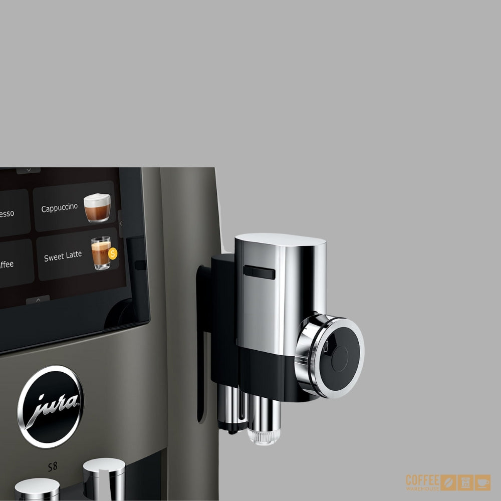 New Jura S8 Super Automatic Coffee Machine - Dark Inox