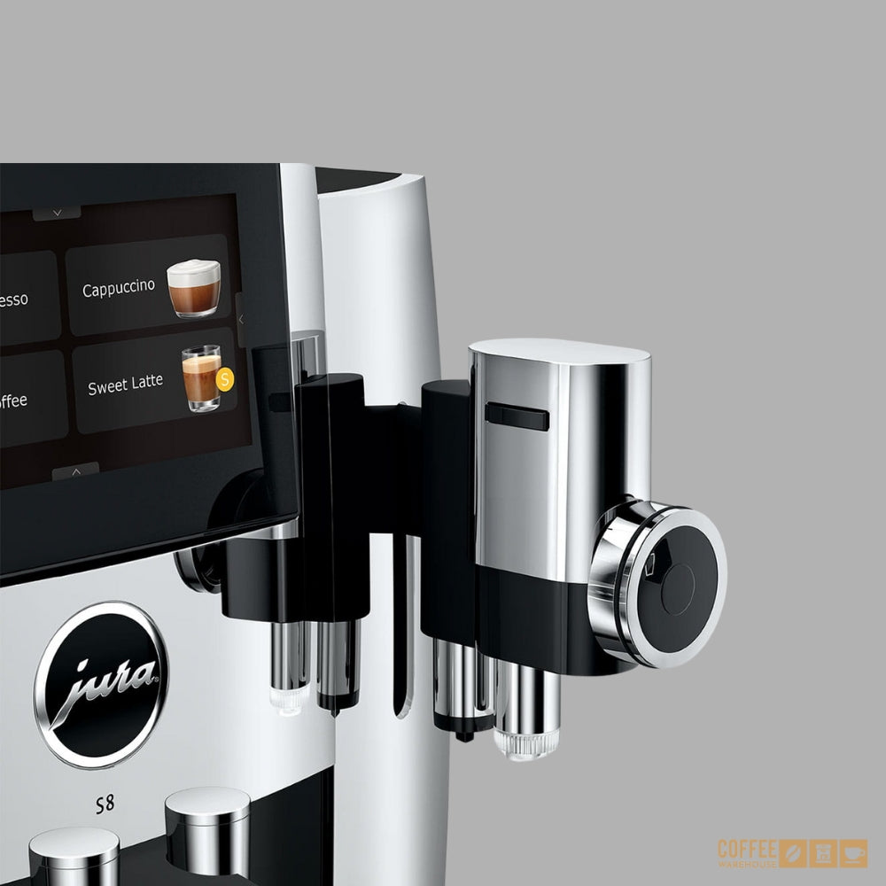 New Jura S8 Super Automatic Coffee Machine - Chrome