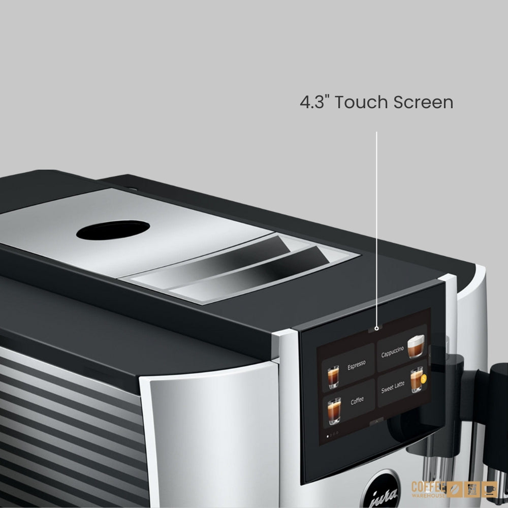 New Jura S8 Super Automatic Coffee Machine - Chrome