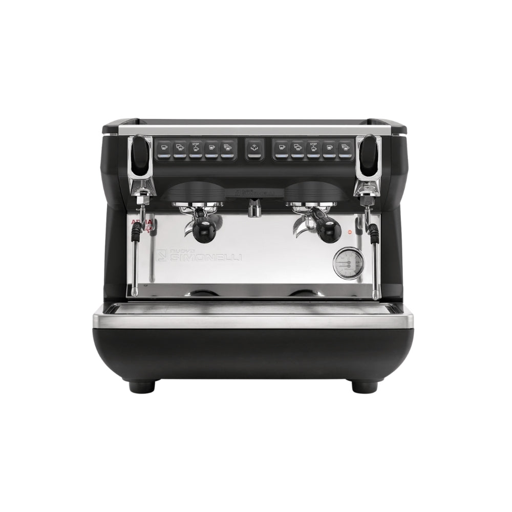 Nuova Simonelli Appia Life Compact 2 Group Volumetric Espresso Machine – Black