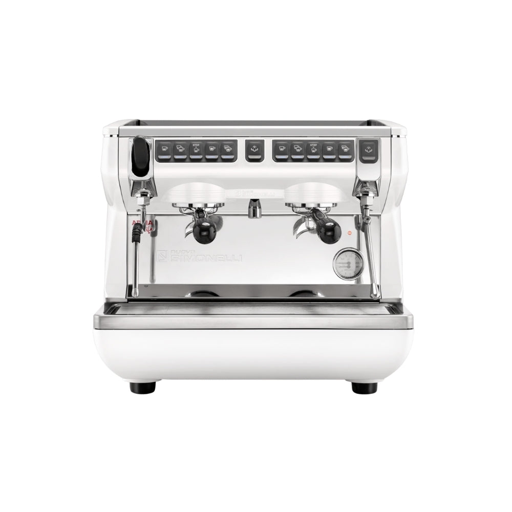 Nuova Simonelli Appia Life Compact 2 Group Volumetric Espresso Machine – White