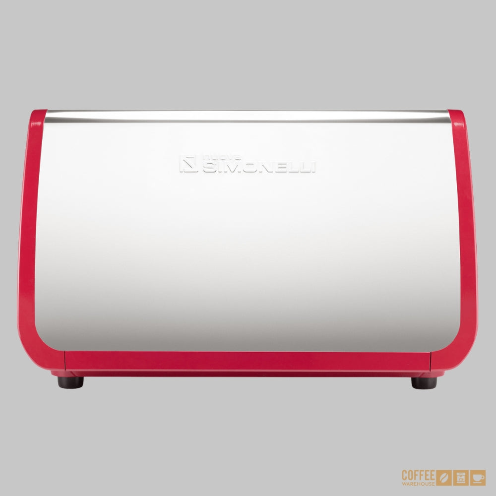 Nuova Simonelli Appia Life Full-Size 2 Group Volumetric Espresso Machine – Red