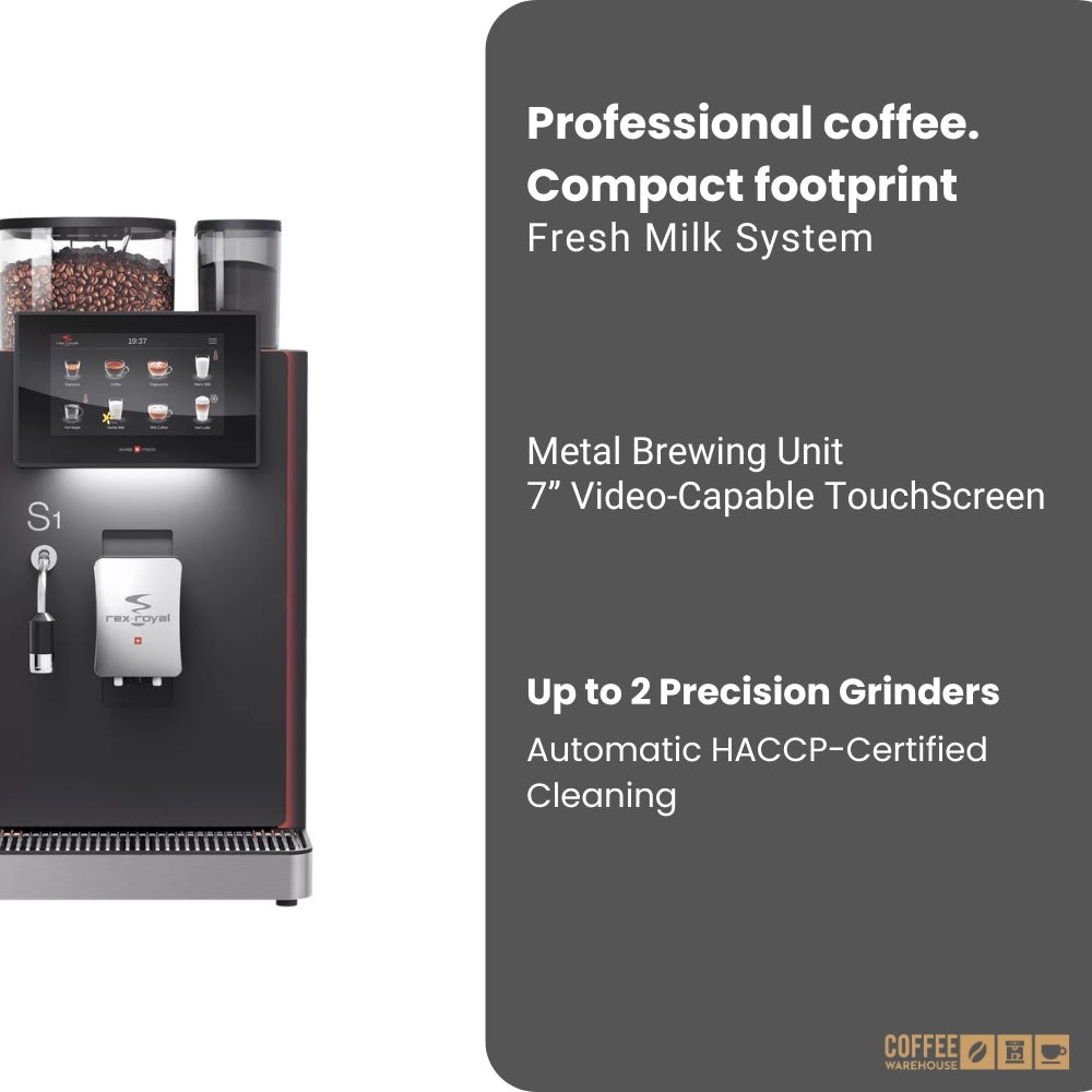 Rex-Royal S1 MCTI Commercial Super Automatic Coffee Machine